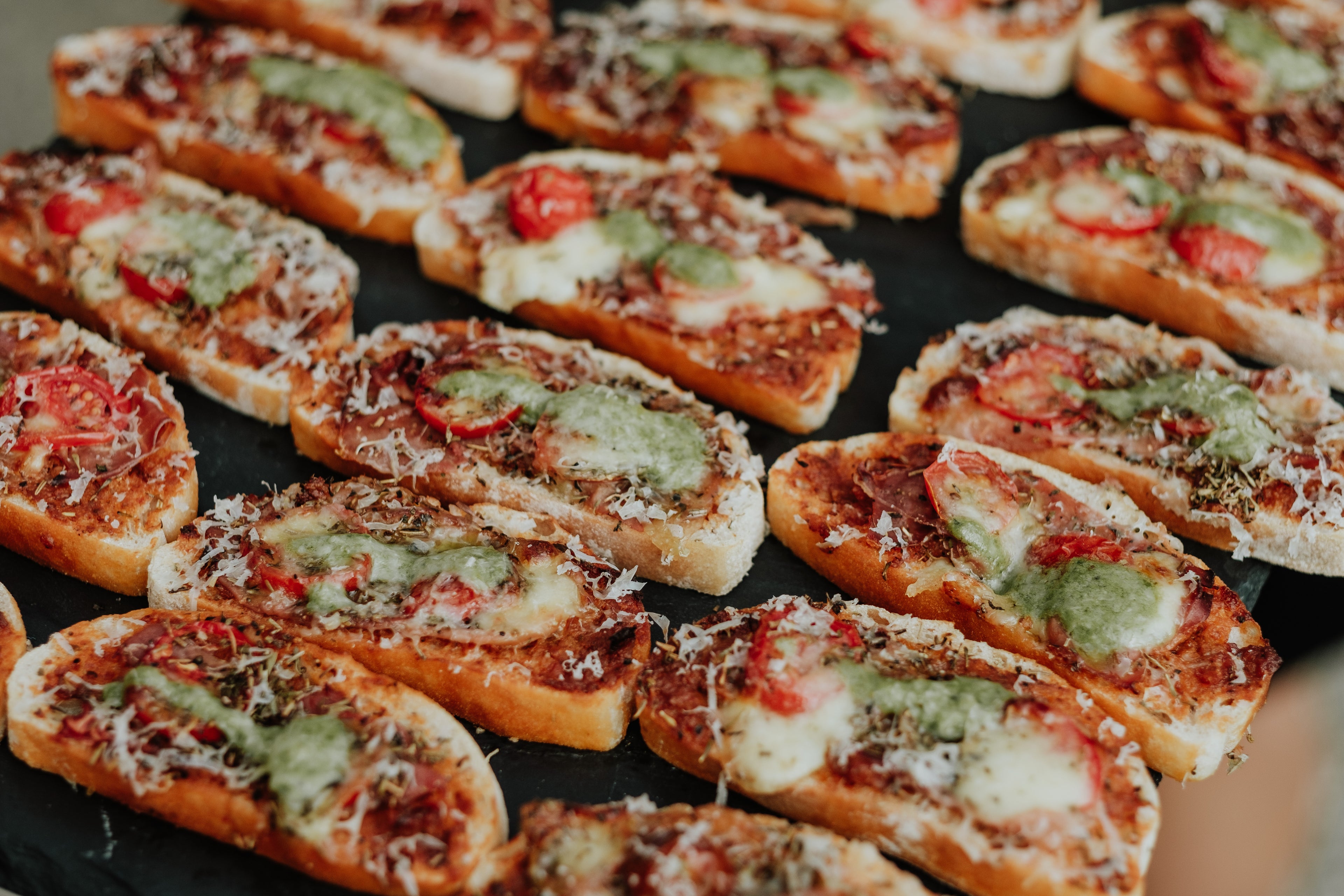 Warme bruschetta's 8st